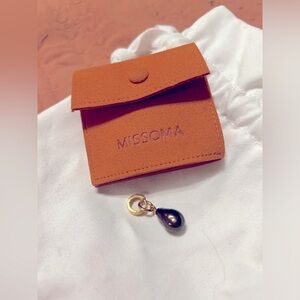 Missoma Single Baroque Black Tahitian Pearl Earring